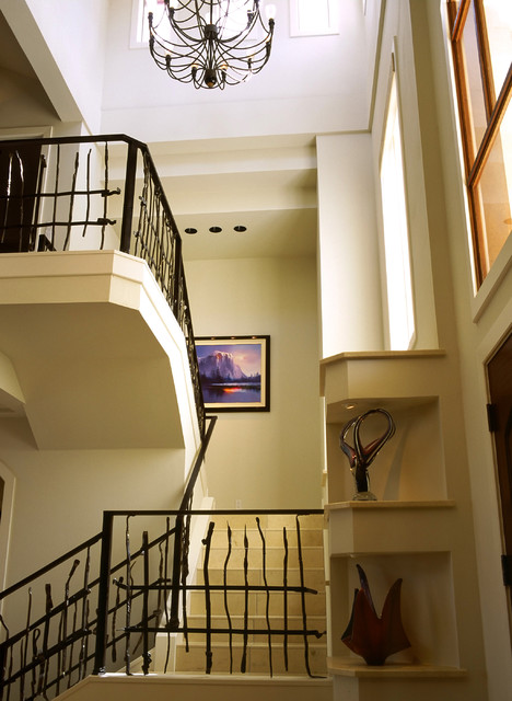 Дизайн интерьера современной лестницы
