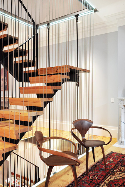 Дизайнерское предложение интерьера лестницы