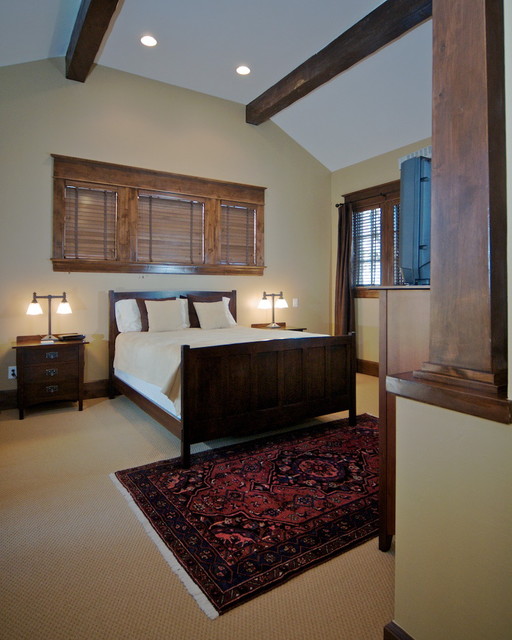 Интерьер спальни в викторианском стиле.