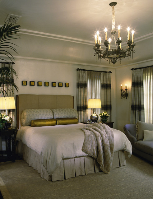 Современный дизайн спальной в серых тонах