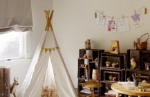 Дизайн детской комнаты в индейском духе