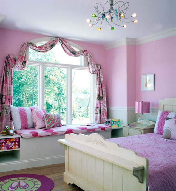 Современный интерьер спальни в романтическом стиле