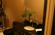 Дизайн интерьера современной туалетной комнаты